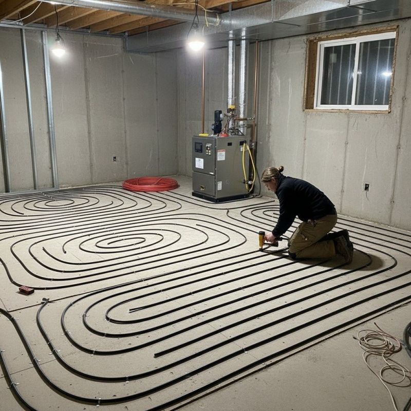 Floor Heating Installation