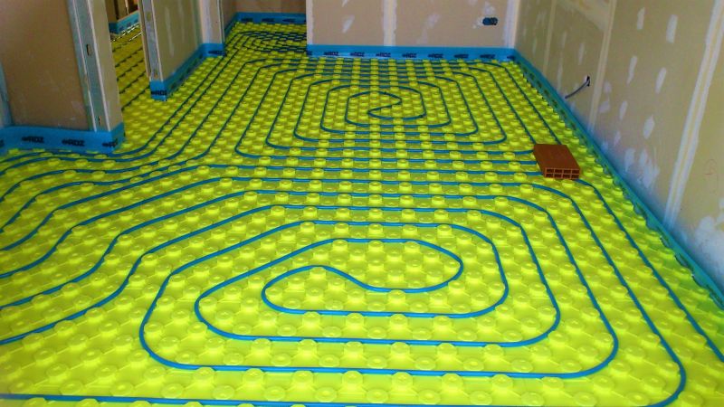 In Floor Heating Installation